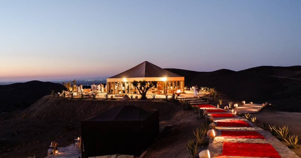 Marrakech agafay wedding at sunset Marrakech agafay wedding at sunset